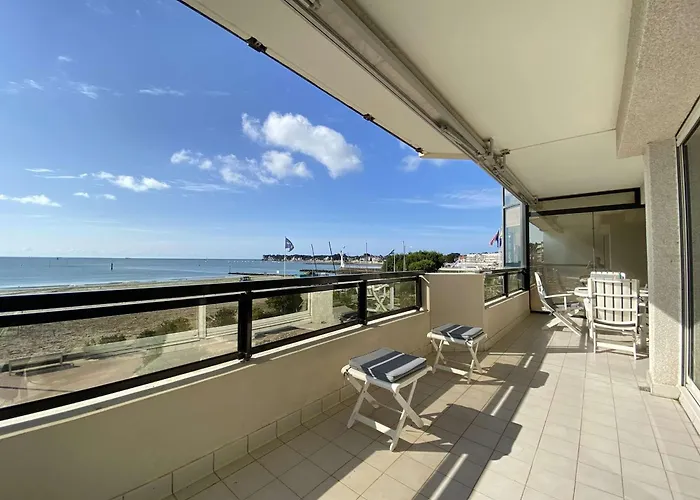 T4 Calme Avec Terrasse A La Baule, Proche Benoit - Fr-1-245-192 * Le Pouliguen